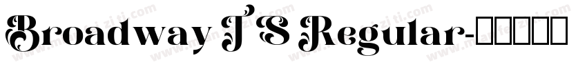 Broadway TS Regular字体转换